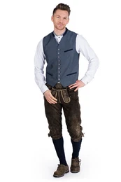 Trachtenweste Trachtenweste - FABIAN - grau/marine