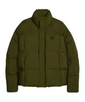 PUMA Sweatjacke Classics Oversized Puffer Jacke Dunkelgrün/Grün