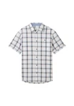TOM TAILOR Kurzarmhemd Blau/Hellblau/Grau