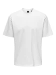 ONLY & SONS T-Shirt Fred weiß