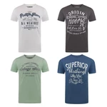 riverso Herren T-Shirt RIVLeon Regular Fit Kurzarm Print Tee Shirt riverso Herren T-Shirt RIVLeon Regular Fit Kurzarm Print Tee Shirt