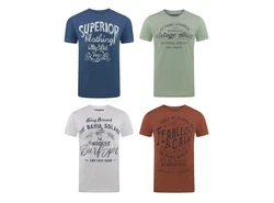 riverso Herren T-Shirt RIVLeon Regular Fit Kurzarm Print Tee Shirt 