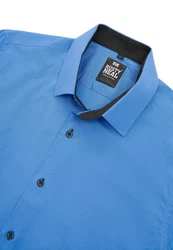 Rusty Neal Langarmhemd Slim-Fit Pastell/Dunkelblau/Blau/Hellblau