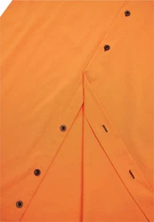 Rusty Neal Langarmhemd mit Krawatte Orange