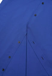 Rusty Neal Langarmhemd mit Krawatte Blau/Dunkelblau