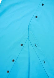 Rusty Neal Langarmhemd mit Krawatte Türkis/Blau/Hellblau