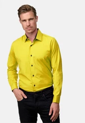 Rusty Neal Langarmhemd Slim-Fit Rot/Dunkelrot