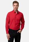 Rusty Neal Langarmhemd Slim-Fit Rot/Dunkelrot Rusty Neal Langarmhemd Slim-Fit Rot/Dunkelrot