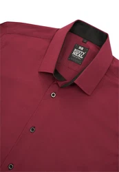 Rusty Neal Langarmhemd Slim-Fit Lila/Fliederfarben/Dunkelblau