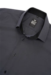 Rusty Neal Langarmhemd Slim-Fit Dunkelblau