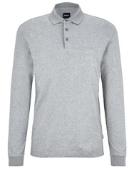 BOSS Poloshirt Pado Grau/Hellgrau