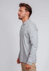 BOSS Poloshirt Pado Grau/Hellgrau