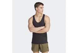 adidas Performance Tanktop WORKOUT STRINGER Khaki/Dunkelgrün/Braun