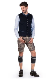 Trachtenweste Cordweste - NICO - marine/jeans