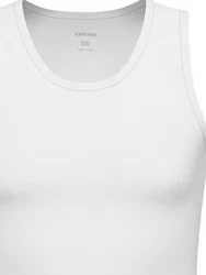 Ammann Achselhemd Athletic Shirt Day Modern Weiß/Creme/Grau