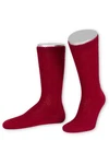 Lusana Trachtensocken L5697 anthrazit/bordeaux/jgeroliv (L5697)