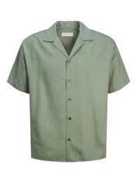 Kurzarmhemd JPRCCAARON TENCEL RESORT SHIRT S/S LN
