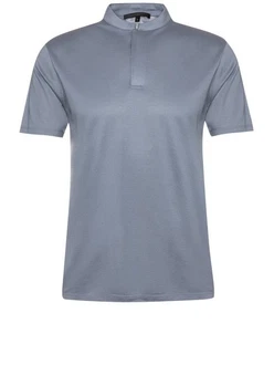 Drykorn Poloshirt T-Shirt Grau/Blau/Dunkelblau/Hellblau