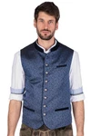Spieth & Wensky Trachtenweste BENSON marsala/dunkelrot/jeans/dunkelblau