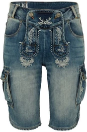 Trachtenjeans Trachtenjeans Herren - RALKO CARGO - denim