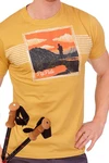 Piz Pal Outdoorjacke Trachtenshirt Herren TREBGAST honig/nadelgrün