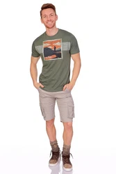 Piz Pal Trachtenjeans Jeans Bermuda Herren WALLGAU felsgrau/yeti
