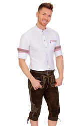 Spieth & Wensky Trachtenhemd NORI weiß/grün, weiß/rot, weiß/blau