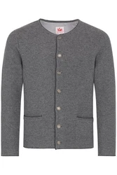Spieth & Wensky Trachtenstrickjacke Pocking nuss/hellgrau