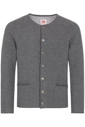 Spieth & Wensky Trachtenstrickjacke Pocking nuss/hellgrau