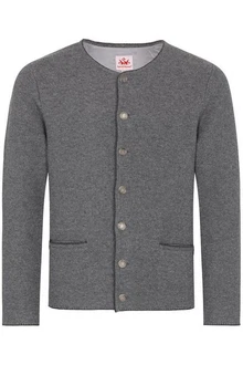 Spieth & Wensky Trachtenstrickjacke Pocking nuss/hellgrau Spieth & Wensky Trachtenstrickjacke Pocking nuss/hellgrau