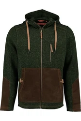 Tom Collins Outdoorjacke Strickfleecejacke SERENO anthrazit/trachtengrn