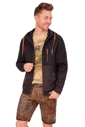 Tom Collins Outdoorjacke Strickfleecejacke SERENO anthrazit/trachtengrn