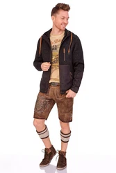 Tom Collins Outdoorjacke Strickfleecejacke SERENO anthrazit/trachtengrn