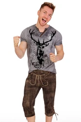 Hangowear Trachtenshirt ELVIS grau