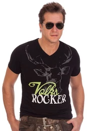Trachtenshirt Trachtenshirt Herren - CHRISTOPH - hellgrau, schwarz, wei