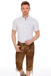 Spieth & Wensky Trachtenlederhose Kniebundlederhose VITTORIO II biber/nutria