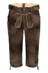 Spieth & Wensky Trachtenlederhose Kniebundlederhose VITTORIO II biber/nutria