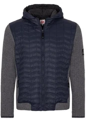 Outdoorjacke Steppjacke Herren - SARGANS - nachtblau/grau
