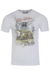 MarJo Trachtenshirt Herren HENRICK hellgrau/schlamm