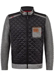 Outdoorjacke Outdoorjacke Herren - ALBERTO - schwarz/grau
