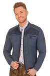 Spieth & Wensky Trachtenstrickjacke KASIMIR dunkelgrau/jeansblau