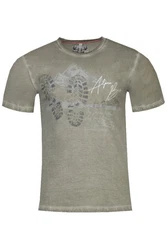 MarJo Trachtenshirt Herren ONUR petrol/torf