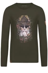 Almgwand Outdoorjacke Herren SEIDLALM graumeliert/oliv
