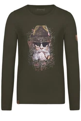 Almgwand Outdoorjacke Herren SEIDLALM graumeliert/oliv
