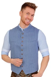 Trachtenweste Trachtenweste - NIKLAS - mittelgrau, mittelblau