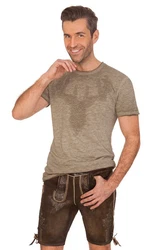 Hangowear Trachtenshirt Herren MARLON grün/khaki