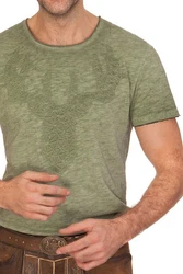 Hangowear Trachtenshirt Herren MARLON grün/khaki