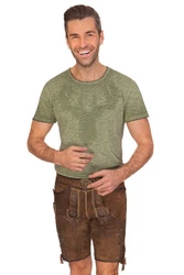 Hangowear Trachtenshirt Herren MARLON grün/khaki