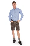 Maddox Trachtenhemd TANJO pale denim/salbeigrün