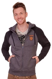 Outdoorjacke Sweatjacke Herren - WESLEY - grau